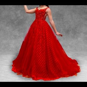 Red Ball Gown